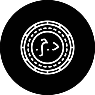 Fas Sikkesi Parlak Modern Yaratıcı Sanat Düzenlemesi