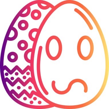 Paskalya Yumurtası Stili Temiz Ürün Tasarımı Nesnesi