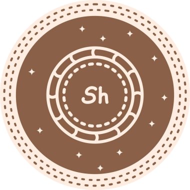 Şilin madeni para simgesi, ulusal para birimi