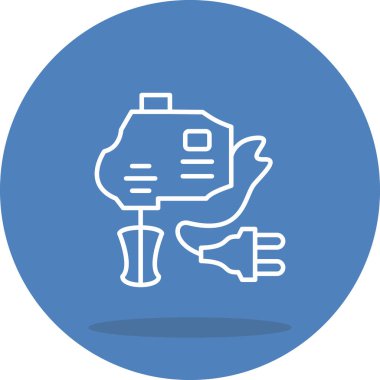 Karıştırıcı Biçimli Özel Vektör Tasarım Varlığı