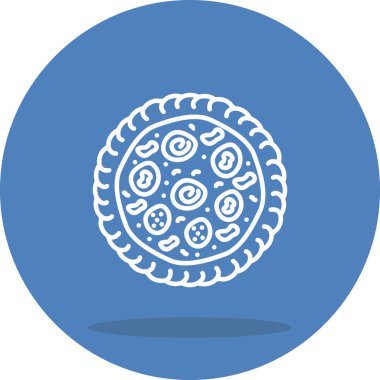 İzole edilmiş Pizza vektör tasarımı