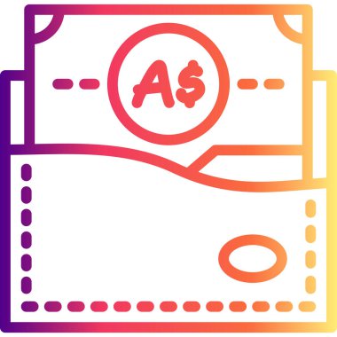 Avustralya Cüzdan Sofistike Temiz Ürün Grafik ŞekliName