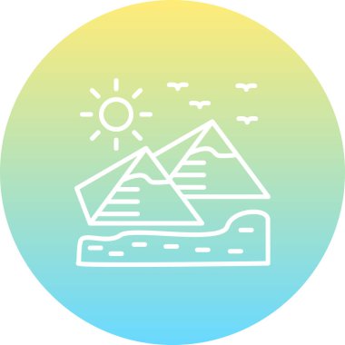 Piramit Profesyonel Temiz Düz Grafik Özelliği