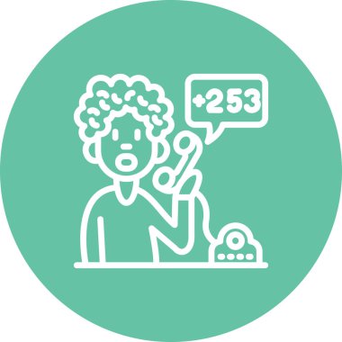 Cibuti ülke telefon kodu, erkek çocuğu ikonu arıyor.