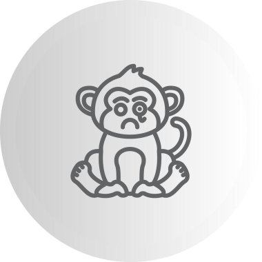 Dedektif Maymun Yüksek Çözünürlüklü Dinamik Tasarım Düzeni