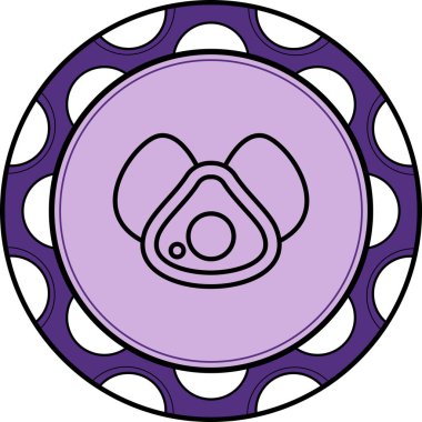 tıbbi ağ simgesi vektör illüstrasyonu