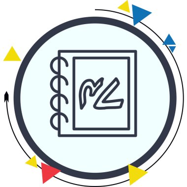 Kırk yedi web simgesi vektör illüstrasyonu