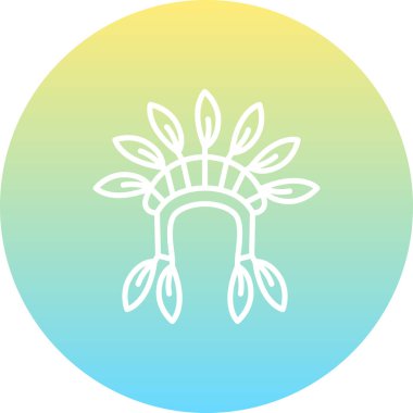 Yerel Şapka simgesi, etnik kostüm unsuru