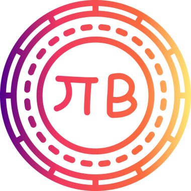 Bulgaristan Madeni Para Ayırt Modern Dijital Tasarım Elemanı