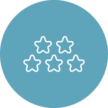 5 Yıldız Gözden Geçirilmiş Gelişmiş Web Arayüzü Sembolü