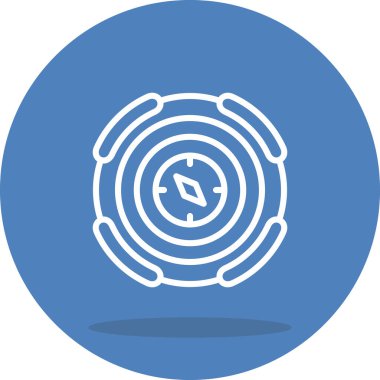 Pusula aracı gezinme web simgesi