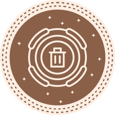 Çöp Ağı vektör illüstrasyonu