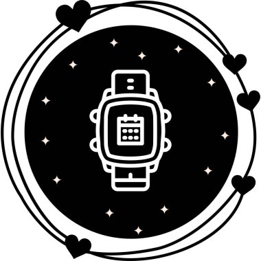 Akıllı Saat Takvimi Modern Soyut Yaratıcı Tasarım Varlığı