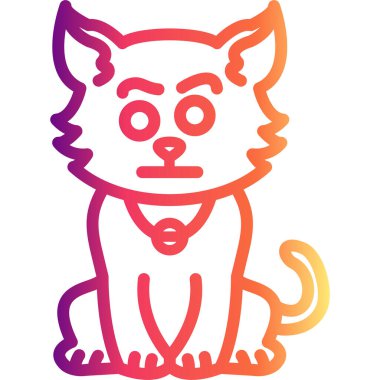 Cat Eyebrows Dynamic Sophisticated Flat Art Layout