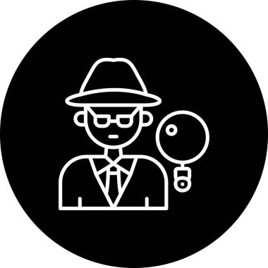 Detektif Stil Düz Kullanıcı Arayüzü Özelliği