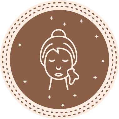 Yüz Havlusu Biçimli Yaratıcı Tasarım Elemanı