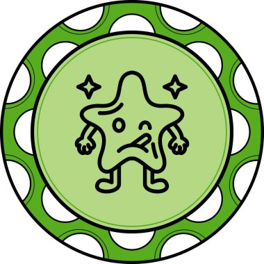 Yıldız Termometresi Dinamik Yaratıcı Dijital Grafik Şekli