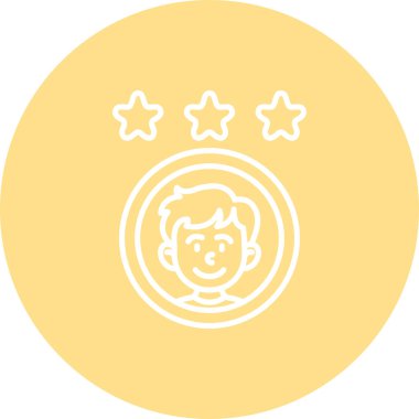 Kullanıcı Derecelendirme Sistemi Sofistike Özel Vektör Sanatı Nesnesi