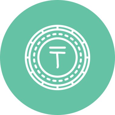 Kazakistan Sikkesi Gösterişli Modern Yaratıcı Sanat Düzeni