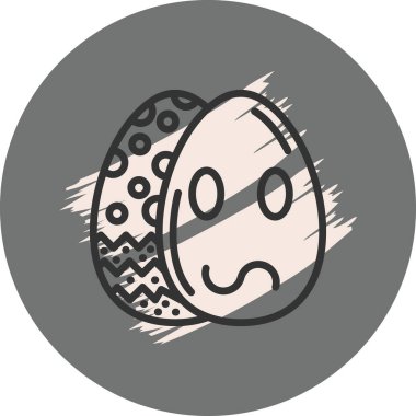 Paskalya Karışık Yumurta Asgari Kalite Grafik Sembolü