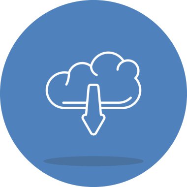 Bulut İndirme Çağdaş Yenilikçi Dijital Tasarım Varlığı