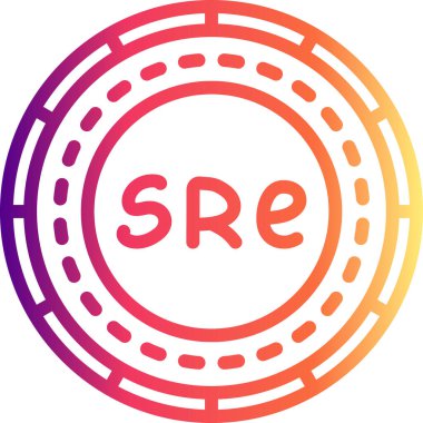 Seyşeller Madeni Para Minimum Düz Yaratıcı Grafik Tasarımı