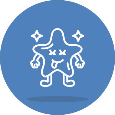 Ölü Yıldız Gelişmiş İşlevsel Web Arayüzü Sembolü