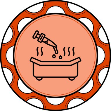 Banyo Yağı Dengeli Profesyonel Markalaşma Grafik Sembolü