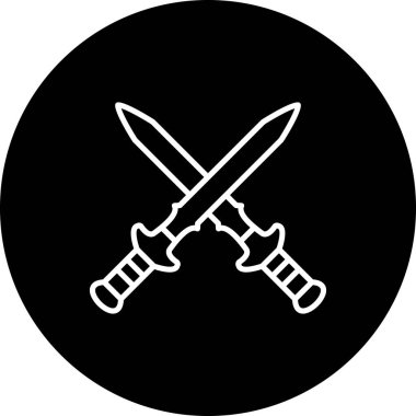 Kılıçlar Profesyonel Asgari Yaratıcı Grafik Nesnesi