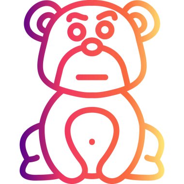 Ayı Kaşlı Modern Dengeli Markalı Vektör Sembolü