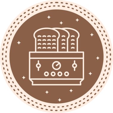 Ekmek kızartma makinesi Modern Dijital Sanat Nesnesi