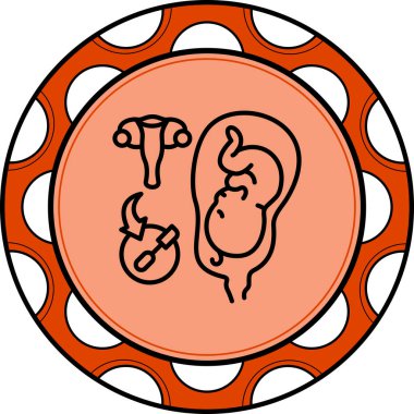 Servikal Genişleme Minimum Düz Kullanıcı Deneyimi Sembolü