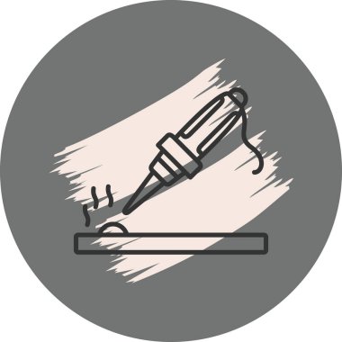 Lehim İstasyonu Zarif Vektör Sanat Nesnesi