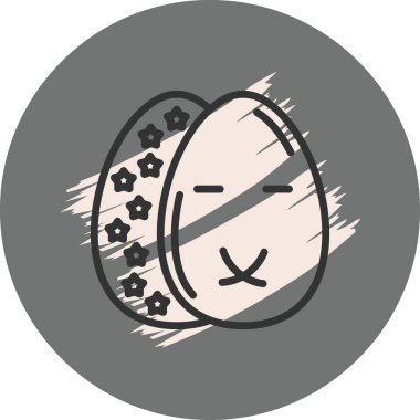 Paskalya Dilsiz Yumurta Yenilikçi Modern Yaratıcı Grafik Özelliği