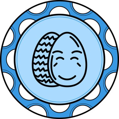 Joy simgesi basit düz çizim