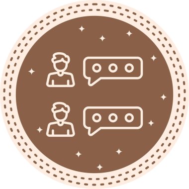 yorum web simge vektör çizim