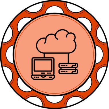 Bulut Hesaplama Servisi Yüksek Kaliteli Ölçeklenebilir Vektör İllüstrasyonu