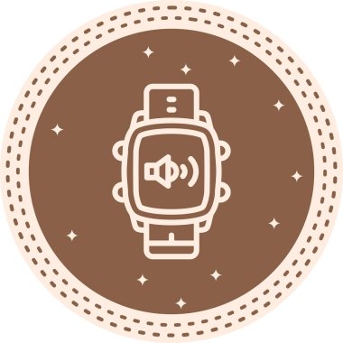 Akıllı Saat Ses Biçimli Yaratıcı Tasarım Elemanı