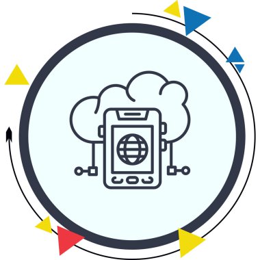 Bulut Uygulaması Profesyonel Eşsiz Kullanıcı Arayüzü Düzeni