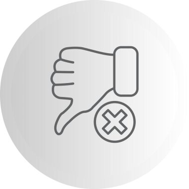 Web simgesi vektör illüstrasyonundan hoşlanmadım