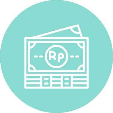 Endonezya Notları Biçimli Markalaştırılmış Vektör Özelliği