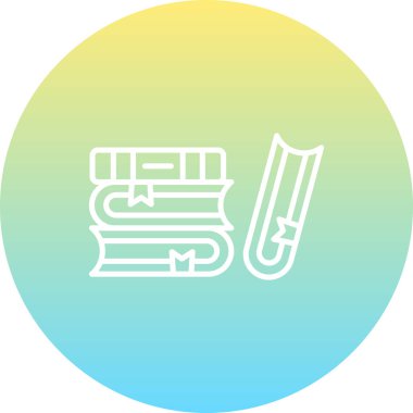 Kitap Yığını Dinamik Modern Yaratıcı Vektör Varlığı