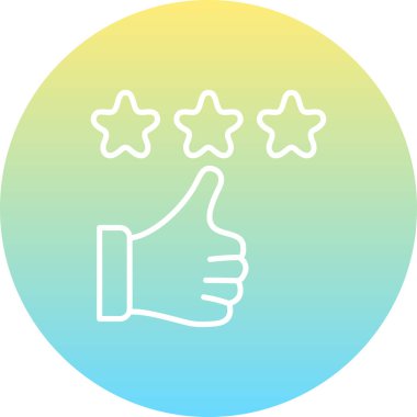 Yıldız Derecelendirme Yaratıcı Dinamik Web Tasarımı Nesnesi