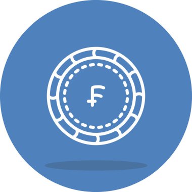 Franc madeni para simgesi, ulusal para birimi