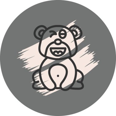 Yaramaz Ayı Modern Dijital Sanat Nesnesi