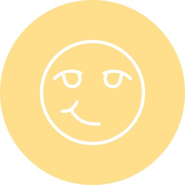 Çizgi film karalama simgesi web işareti, beyaz arkaplanda izole edilmiş emoji simgesi