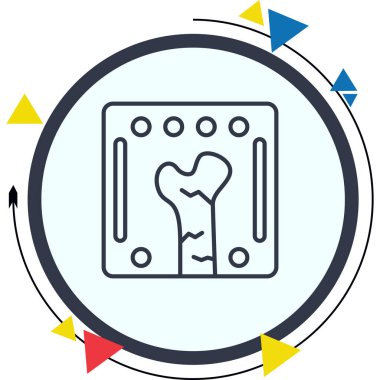 X Ray Entelektüel Özel Vektör Sanat Nesnesi