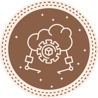 Bulut Yaması Yönetimi Premium Çağdaş Düz Vektör Özelliği