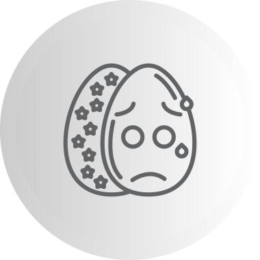 Paskalya Endişeli Terli Yumurta Profesyonel Temizlik Kullanıcı Arayüzü Elementi