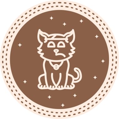 Kedi Başı Bandajı Entelektüel Asgari Arayüz Tasarımı Elementi